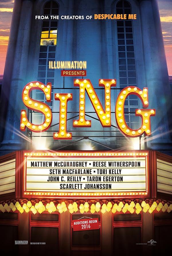 دانلود صوت دوبله فیلم Sing