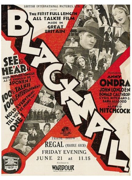 دانلود صوت دوبله فیلم Blackmail 1929