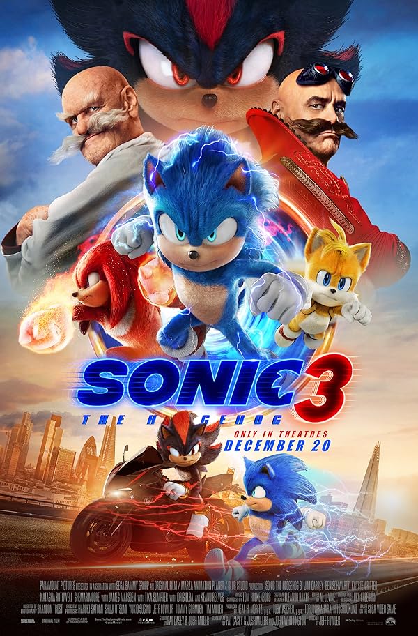 دانلود صوت دوبله فیلم Sonic the Hedgehog 3