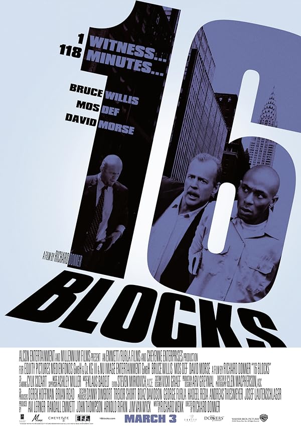 دانلود صوت دوبله فیلم 16 Blocks 2006