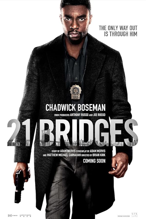 دانلود صوت دوبله فیلم 21 Bridges 2019