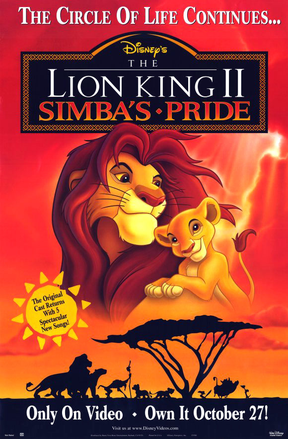 دانلود صوت دوبله انیمیشن The Lion King 2: Simba’s Pride