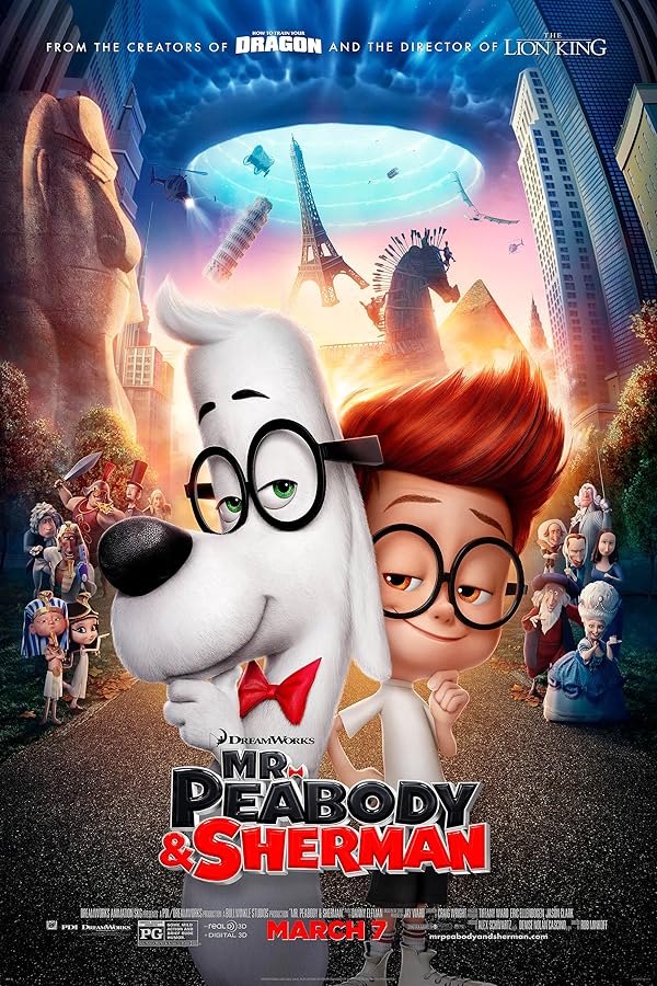 دانلود صوت دوبله انیمیشن Mr. Peabody & Sherman
