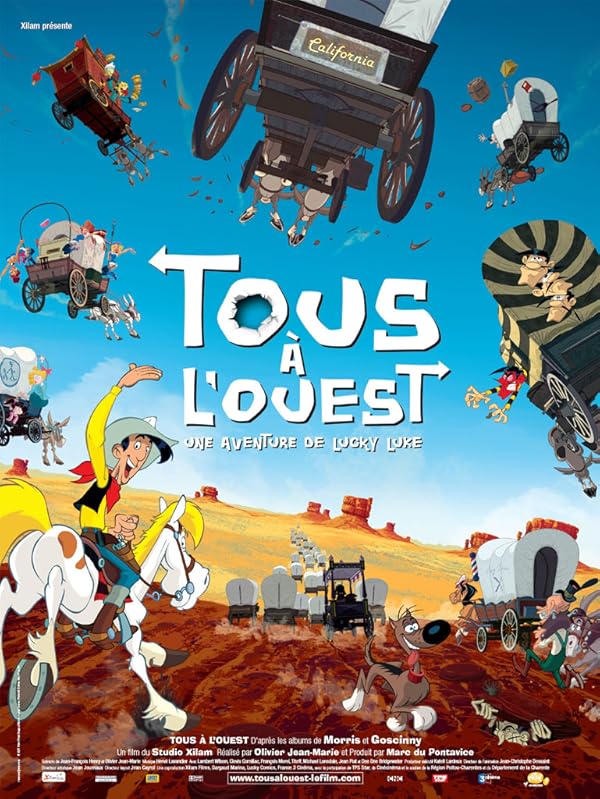 دانلود صوت دوبله انیمیشن Go West: A Lucky Luke Adventure