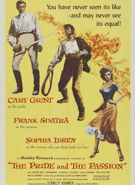 دانلود صوت دوبله فیلم The Pride and the Passion 1957