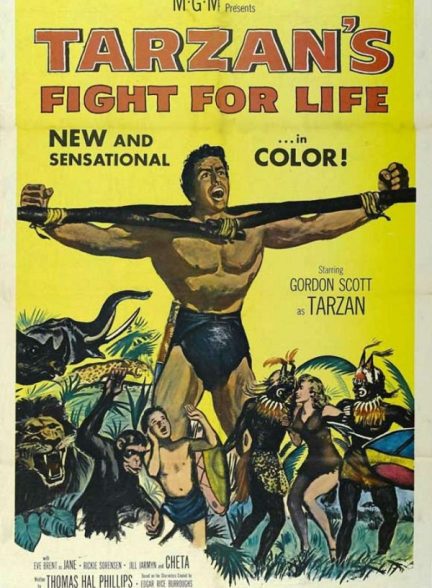 دانلود صوت دوبله فیلم Tarzan’s Fight for Life