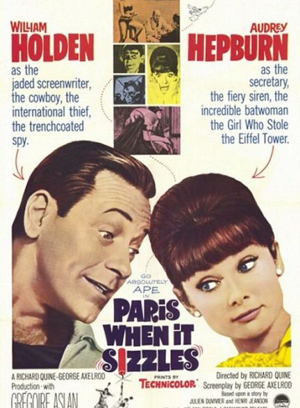 دانلود صوت دوبله فیلم Paris When It Sizzles 1964