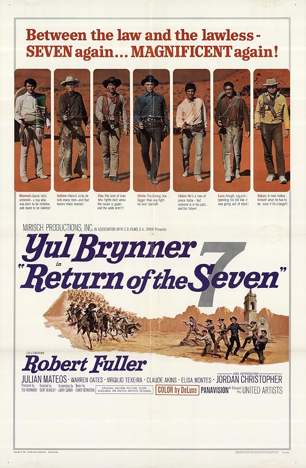 دانلود صوت دوبله فیلم Return of the Seven 1966