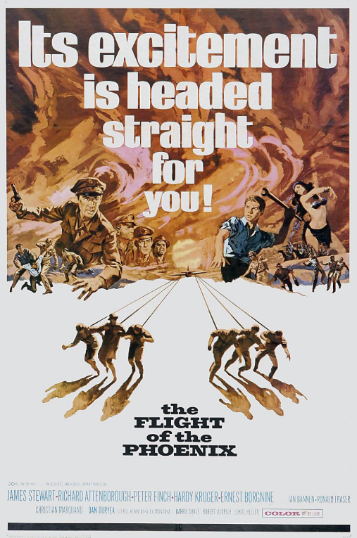 دانلود صوت دوبله فیلم The Flight of the Phoenix 1965