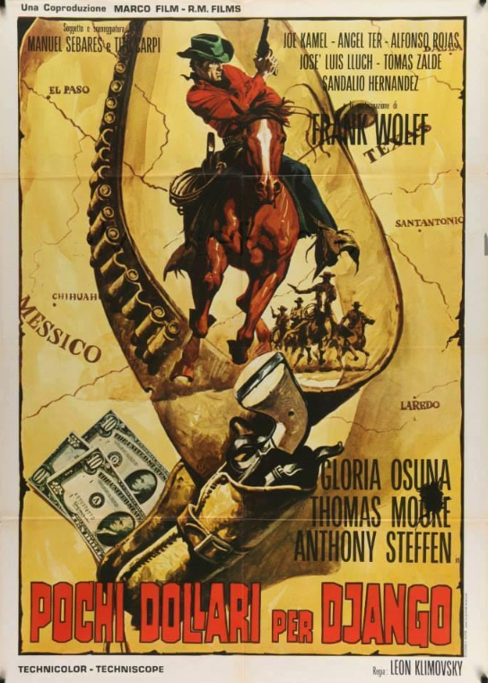 دانلود صوت دوبله فیلم A Few Dollars for Django